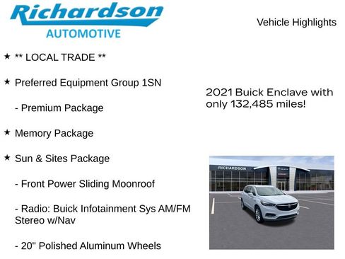 Used 2021 Buick Enclave Premium w/ Sun and Sites Package image 10