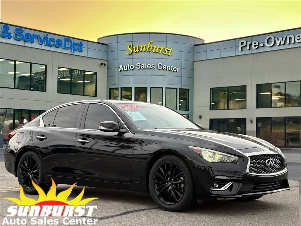 Used 2021 INFINITI Q50 Luxe AWD/4WD image 1