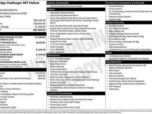 Used 2019 Dodge Challenger SRT Hellcat Redeye image 6