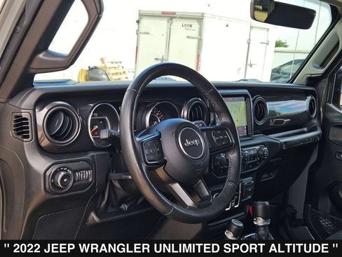 Used 2022 Jeep Wrangler Unlimited Sport AWD/4WD image 13