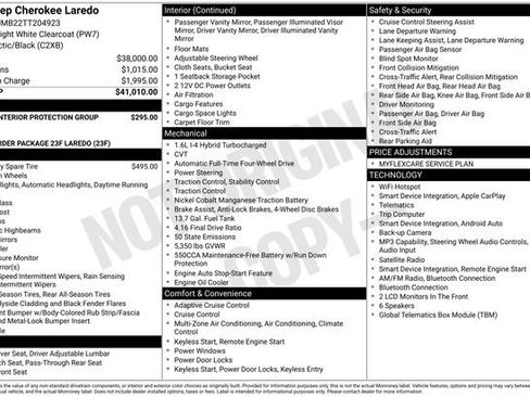 New 2026 Jeep Cherokee Laredo AWD/4WD image 29