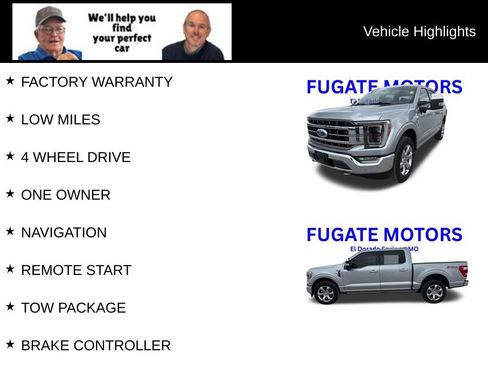 Used 2023 Ford F150 Lariat w/ Equipment Group 502A High AWD/4WD image 8