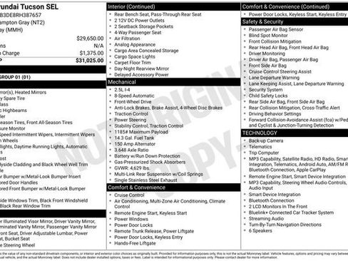 Used 2024 Hyundai Tucson SEL FWD image 8