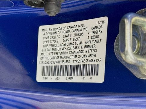 Used 2017 Honda Civic Touring image 34