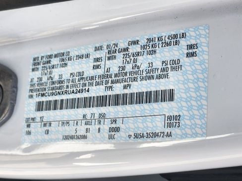 Used 2024 Ford Escape Active w/ Tech Pack #1 image 32