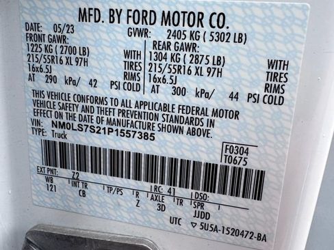 Used 2023 Ford Transit Connect XL FWD image 49