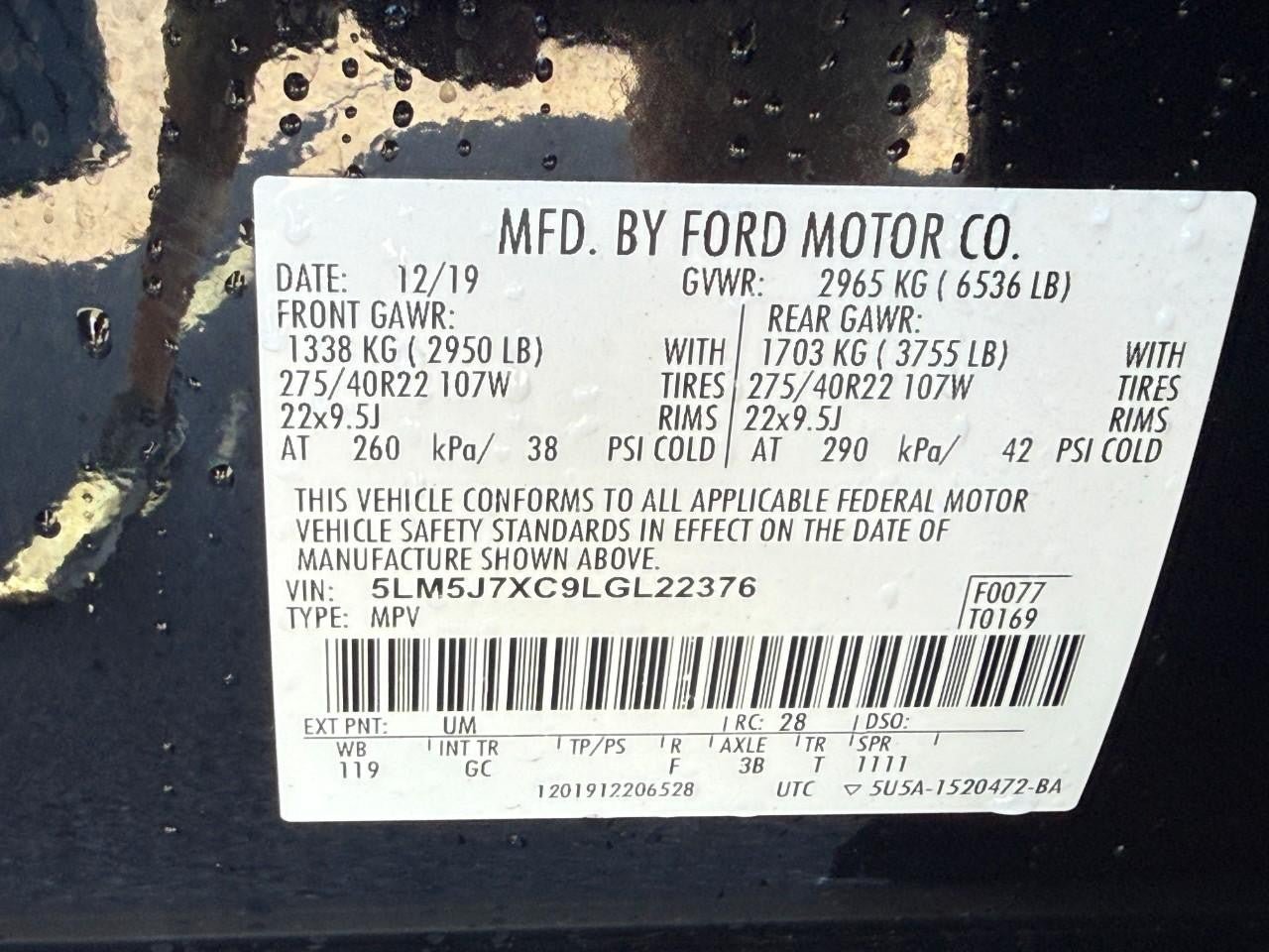 Used 2020 Lincoln Aviator Reserve w/ Equipment Group 202A AWD/4WD image 25