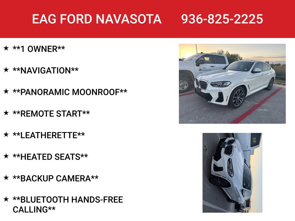 Used 2022 BMW X4 xDrive30i w/ M Sport Package 2 AWD/4WD image 4