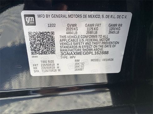 Certified 2023 Chevrolet Equinox RS w/ RS Leather Package image 34