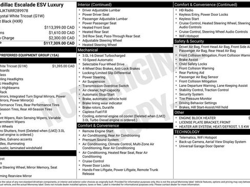 Used 2024 Cadillac Escalade ESV Luxury AWD/4WD image 5
