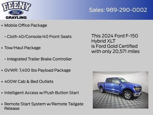 Used 2024 Ford F150 XLT w/ Equipment Group 302A MID AWD/4WD image 20