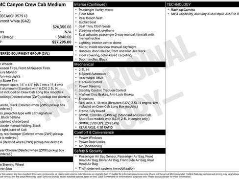 Used 2016 GMC Canyon 2WD Crew Cab image 3