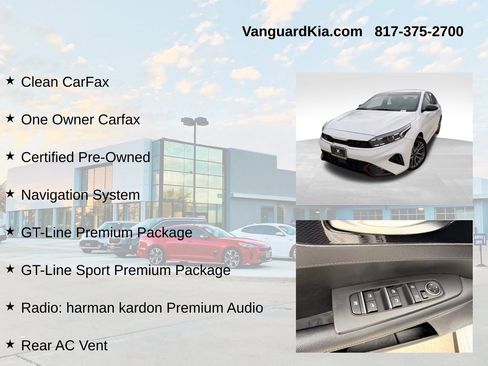 Certified 2023 Kia Forte GT-Line w/ GT-Line Premium Package image 6