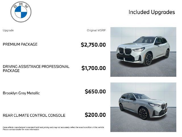 Used 2026 BMW X3 M50 AWD/4WD image 3