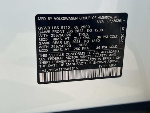 New 2026 Volkswagen Atlas SE FWD image 31