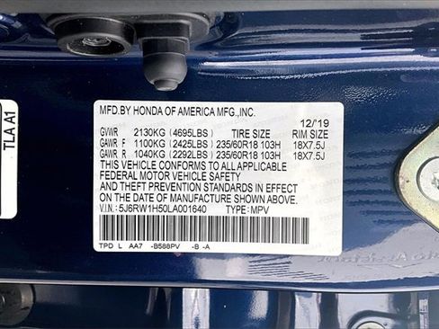 Certified 2020 Honda CR-V EX image 18