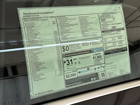 Used 2026 BMW 530i w/ Premium Package image 29