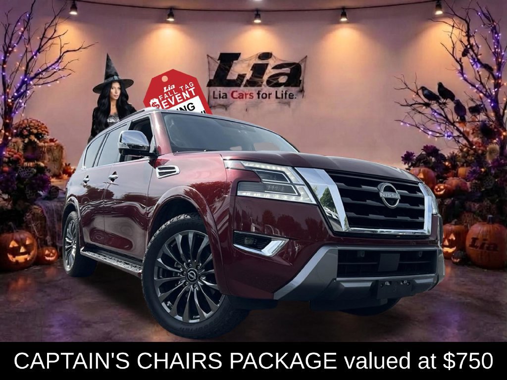 Certified 2023 Nissan Armada Platinum w/ Captain's Chairs Package AWD/4WD image 2