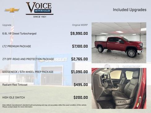 Used 2025 Chevrolet Silverado 3500 LTZ w/ LTZ Premium Package image 4