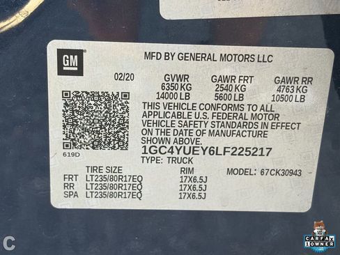 Used 2020 Chevrolet Silverado 3500 LTZ w/ Technology Package AWD/4WD image 12