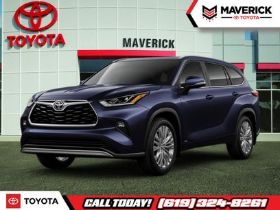 New 2026 Toyota Highlander Platinum