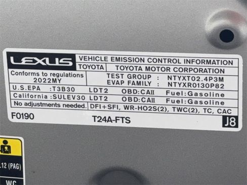 Used 2022 Lexus NX 350 AWD w/ Cold Area Package image 58