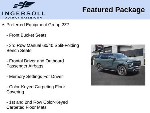 Used 2025 Chevrolet Tahoe Z71 w/ Comfort Package AWD/4WD image 15