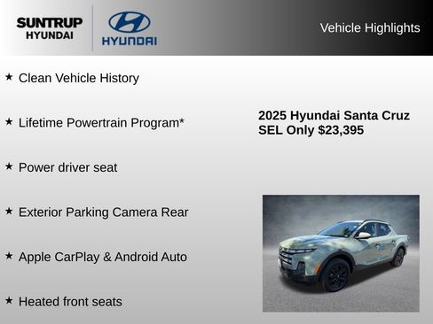 Used 2025 Hyundai Santa Cruz SEL FWD image 8