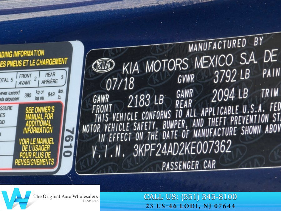 Used 2019 Kia Forte LXS FWD image 21