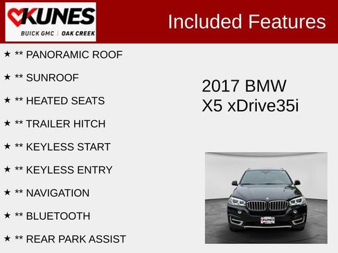 Used 2017 BMW X5 xDrive35i AWD/4WD image 2