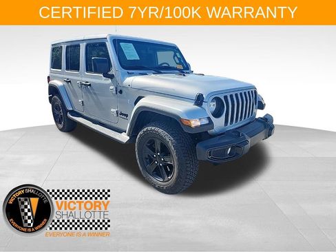 Certified 2022 Jeep Wrangler Unlimited Sahara AWD/4WD image 1
