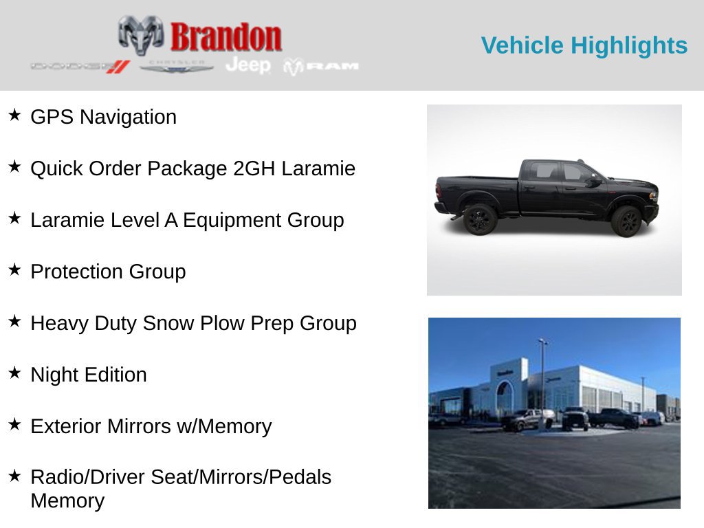 Used 2022 RAM 2500 Laramie w/ Night Edition AWD/4WD image 2