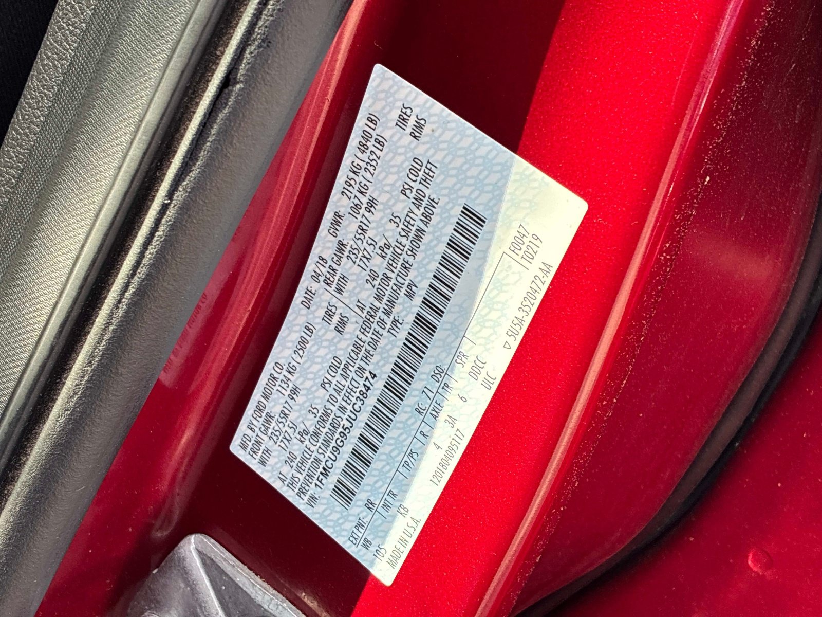 Used 2018 Ford Escape SE AWD/4WD image 22