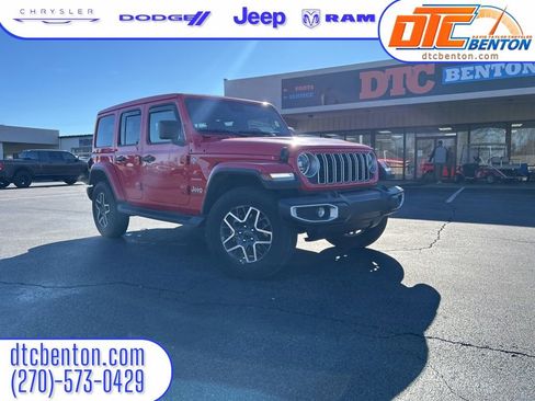 Used 2024 Jeep Wrangler Sahara w/ Safety Group image 1