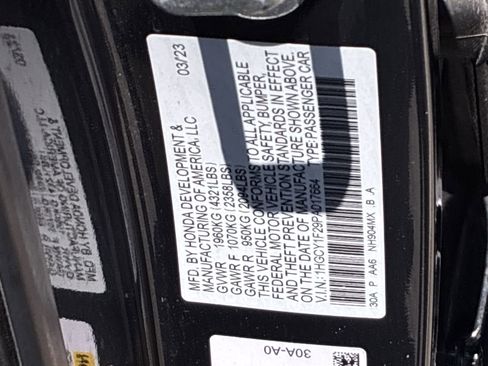 Certified 2023 Honda Accord LX image 37