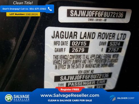 Used 2015 Jaguar XF Sport AWD/4WD image 16