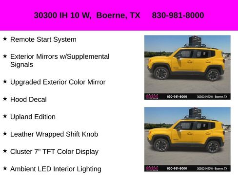 Used 2023 Jeep Renegade Latitude w/ Sun/Sound Group AWD/4WD image 19