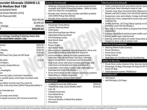 Used 2005 Chevrolet Silverado 2500 LS AWD/4WD image 11