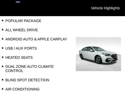 Used 2025 Subaru Legacy Premium w/ Popular Package #1 AWD/4WD image 7