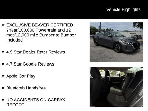 Used 2024 Nissan Sentra SV FWD image 6