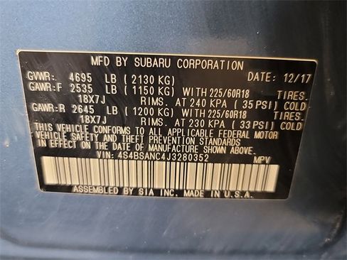 Used 2018 Subaru Outback 2.5i Limited w/ 50th Anniversary Edition image 31