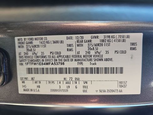 Used 2021 Ford F150 Lariat image 44