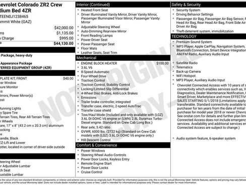 Used 2018 Chevrolet Colorado ZR2 AWD/4WD image 17