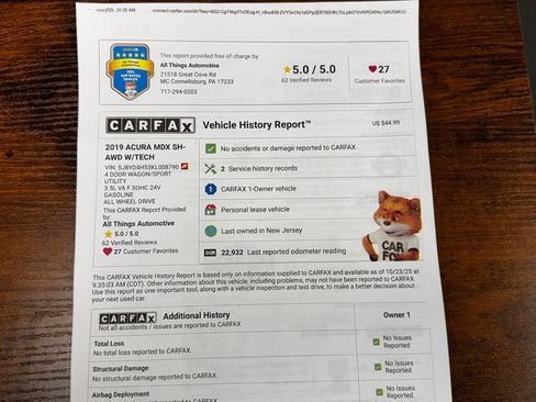 Used 2019 Acura MDX SH-AWD w/ Technology Package image 46