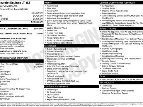 Used 2021 Chevrolet Equinox LT FWD image 27