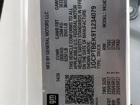 New 2026 Chevrolet Colorado W/T AWD/4WD image 25