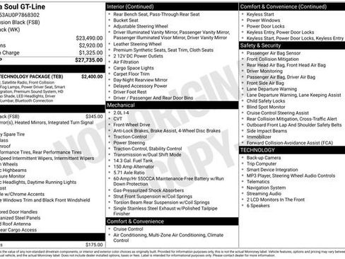 Used 2023 Kia Soul GT-Line w/ GT-Line Technology Package FWD image 22