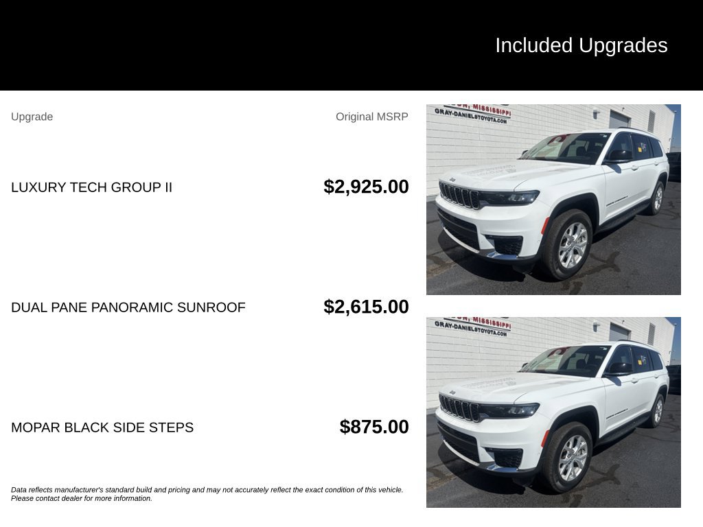Used 2023 Jeep Grand Cherokee L Limited w/ Luxury Tech Group II AWD/4WD image 7