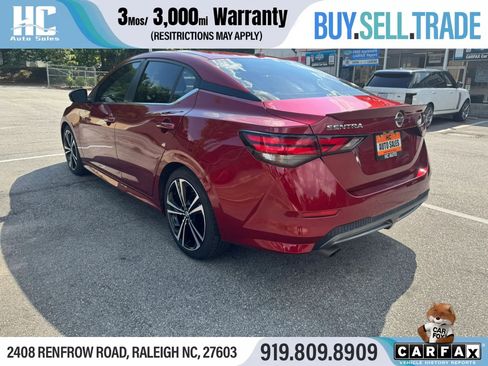 Used 2021 Nissan Sentra SR w/ SR Premium Package FWD image 3