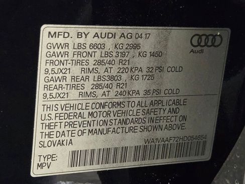 Used 2017 Audi Q7 3.0T Prestige w/ Prestige Package AWD/4WD image 28